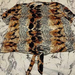 Animal print shirt